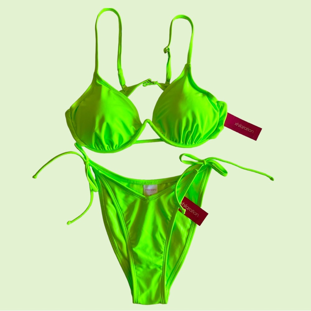 High Leg V-String Bikini Bottom
